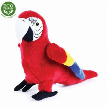 Jucărie din pluș - Papagal roșu 24 cm