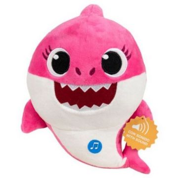 Jucarie din plus cu sunete Mummy Shark, Baby Shark, 43 cm