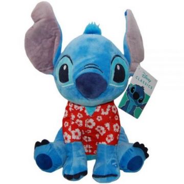 Jucarie din plus cu sunete Stitch Hawaii, Lilo & Stitch, 28 cm