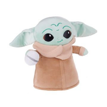 Play by play - Jucarie din plus Baby Yoda cu minge, Star Wars, 28 cm