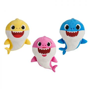 Set 3 Baby shark cu sunete , 30 cm