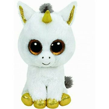 Ty - Jucarie din plus Pegasus unicorn , Boos , 15 cm, Alb