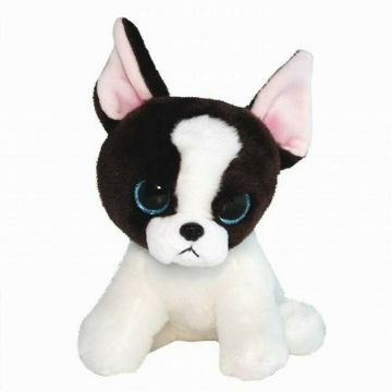 Ty - Jucarie din plus Portia Terrier , Boos , 15 cm, Alb/Maro