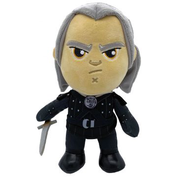 Figurina de plus, The Witcher, Geralt, 22 cm, baieti/fete
