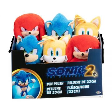 Jucarie de plus 20 cm Sonic The Movie 2 diverse modele