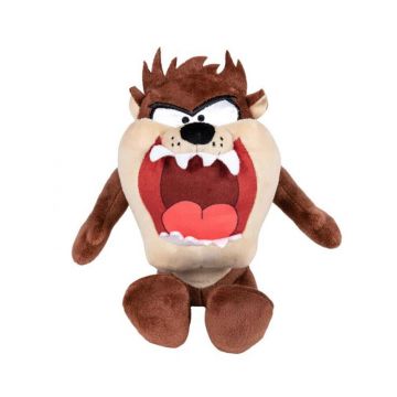 Jucarie din plus Diavolul Tasmanian Sitting, Looney Tunes, Play by Play, 30 cm