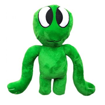 Jucarie din Plus Roblox, Rainbow Friends, 30cm, Verde, Agatatoare