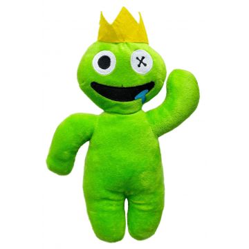 Jucarie din Plus Roblox, Rainbow Friends, 30cm, Verde, Agatatoare