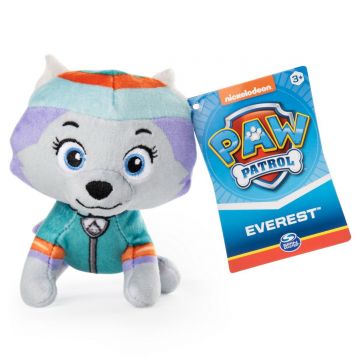 Mini jucarie de plus, Paw Patrol, Everest, 13 cm, 20121065