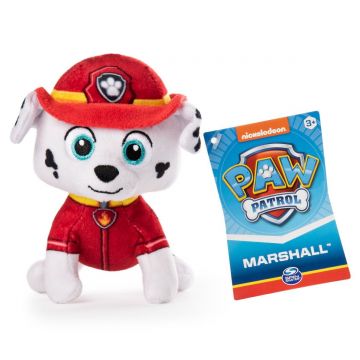 Mini jucarie de plus, Paw Patrol, Marshall, 13 cm, 20121060