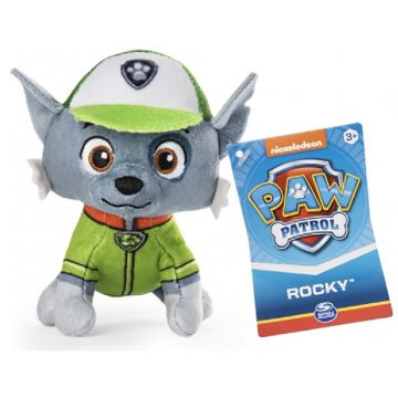 Mini jucarie de plus, Paw Patrol, Rocky, 13 cm, 20121063