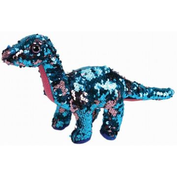 TY - Jucarie din plus Dinozaur marin , Boos , 15 cm, Cu paiete