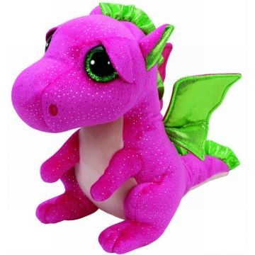 Ty - Jucarie din plus Dragonul Darla , Boos , 24 cm, Roz