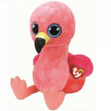 Ty - Jucarie din plus Gilda Flamingo , Boos , 15 cm, Roz