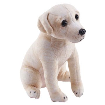 Caine de salvare cu sunet LABRADOR AURIU- Jucarie Plus Wild Republic 14 cm