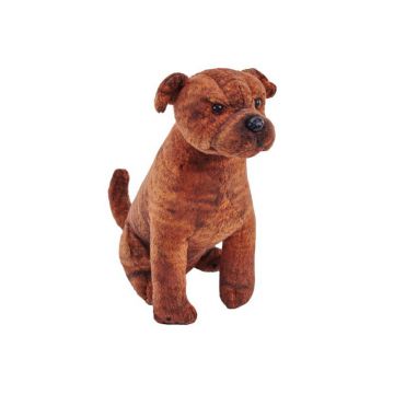 Caine de salvare cu sunet STAFFORDSHIRE BULL TERRIER - Jucarie Plus Wild Republic 14 cm