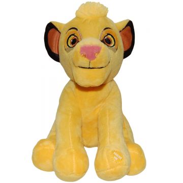 Jucarie de plus cu sunete Sambro, Simba Lion King, 20 cm