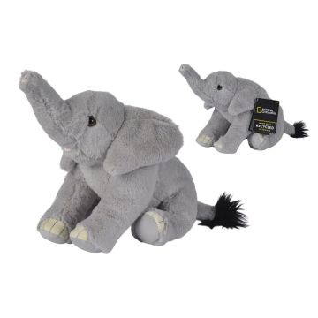 Jucarie de plus elefant National Geographic 25 cm