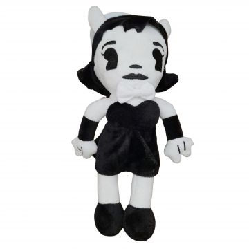 Jucarie de plus IdeallStore® Bendy And The Ink Machine, Alice Angel, 30 cm, negru