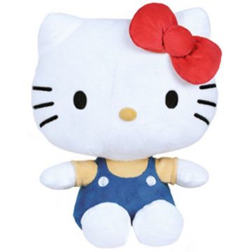 Jucarie de plus, Play by Play, Hello Kitty, Albastru, 22 cm