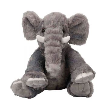 Jucarie de plus, Puffy Friends, Elefant, Gri, 30 cm