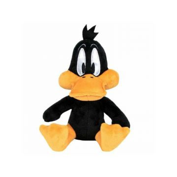 Jucarie din plus Daffy Duck sitting, Looney Tunes, 16 cm