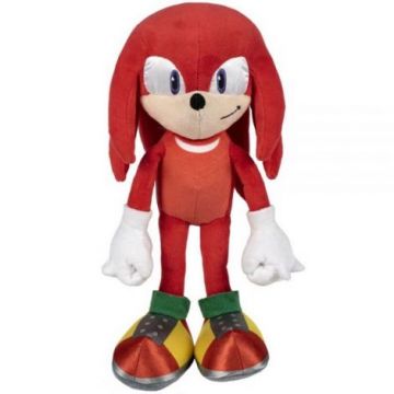 Jucarie din plus Knuckles Modern, Sonic Hedgehog, 29 cm