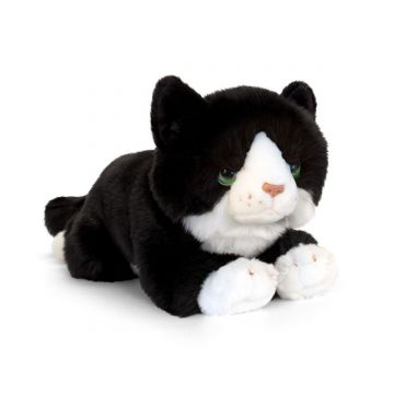 Jucarie de plus Keel Toys, Pisica neagra, 25 cm Jucarie de plus Keel Toys, Pisica neagra, 25 cm