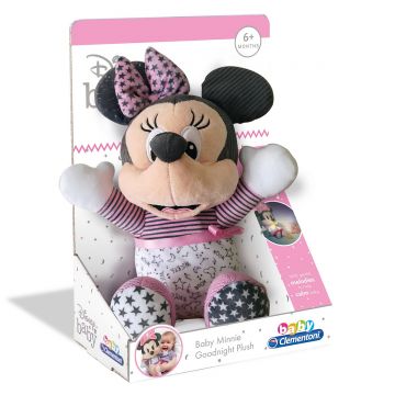 Plus interactiv Minnie, Noapte buna, Clementoni, Multicolor