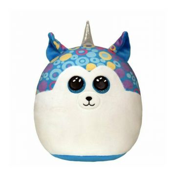 TY - Jucarie din plus Catel Husky Helena , Squish, 22 cm, Multicolor