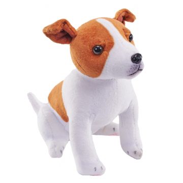 Caine de salvare cu sunet JACK RUSSELL TERRIER - Jucarie Plus Wild Republic 14 cm