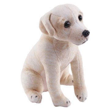 Caine de salvare cu sunet LABRADOR AURIU- Jucarie Plus Wild Republic 14 cm