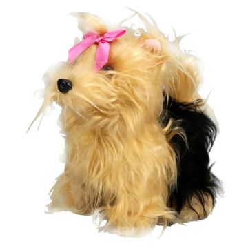 Jucarie de plus interactiva, catelus Terrier, Puffy Friends