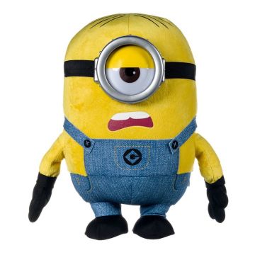 Jucarie de plus Minions Despicable Me - Stuart, 23 cm