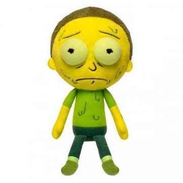 Jucarie de plus Rick and Morty - Morty Smith, multicolor, inaltime 20 cm