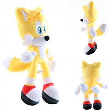 Jucarie de Plus Vulpoiul Tails din Desenele Sonic 30 cm