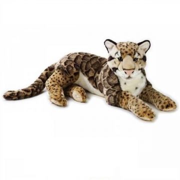 Jucarie din plus National Geographic Leopard de zapada 65 cm