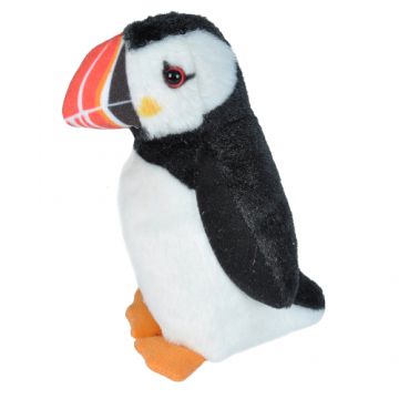 Jucarie din Plus Wild Republic cu Sunete, Papagal de Mare 13 cm