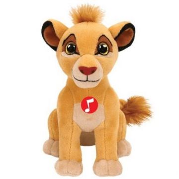 Plus cu sunete Simba - Lion King (15 cm) - Ty