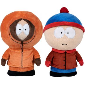 Set 2 jucarii de plus Play by Play, South Park, Stan Marsh, 18 cm si Kenny Mccormick, 17 cm