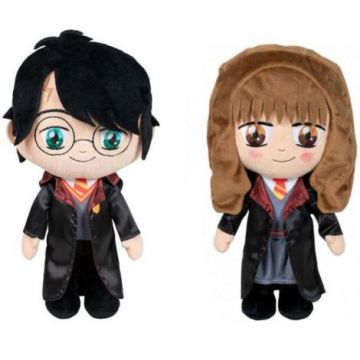 Set 2 jucarii din plus Harry Potter si Hermione, 20 cm