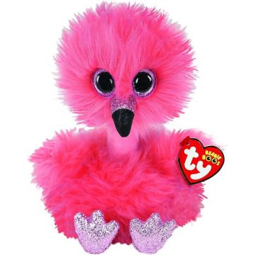 TY - Jucarie din plus Flamingo cu gatul lung , 24 cm