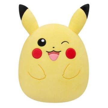 Jucarie de plus Pokemon Squishmallows, Pikachu, 25 cm