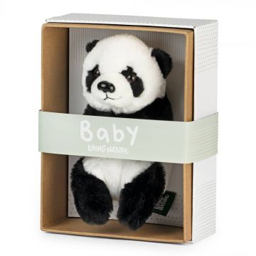 Pui de Panda17 cm in cutie - Jucarie de plus Living Nature