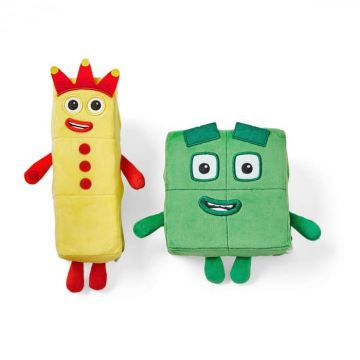 Set mascote din plus Numberblocks - Trei  Patru
