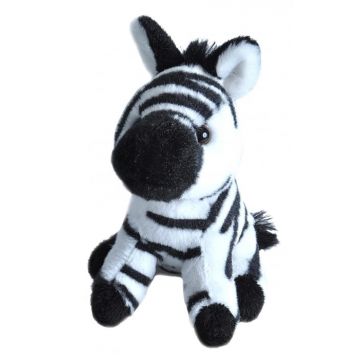 Zebra - Jucarie Plus Wild Republic 13 cm, 2-3 ani +