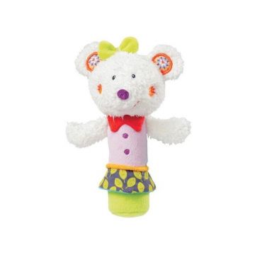 Brevi Soft Toys - Jucaria muzicala Popice Soricelul Fluo