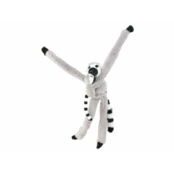 Jucarie din plus agatatoare - Lemur cu pui