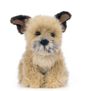 Jucarie din plus - Catelus Border Terrier, 29 cm