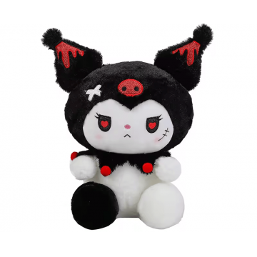 Papusa tip Kuromi din seria Hello Kitty Sanrio, din plus, 35cm ABYZ®™